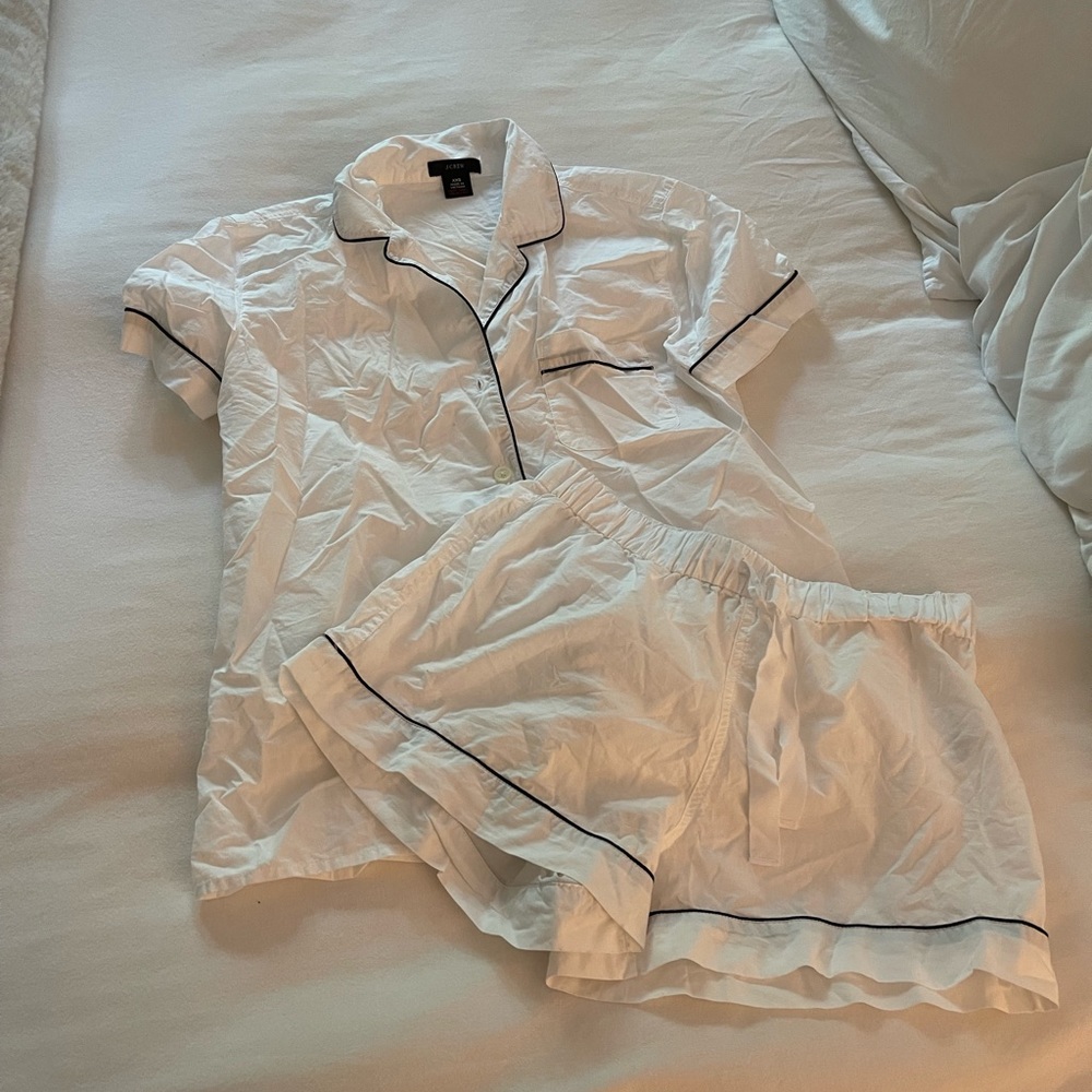 jcrew pajama set